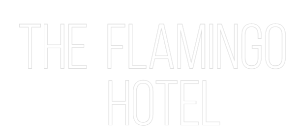 Konfiguriertes Neonschild: THE FLAMINGO HO... - Official Neon - led neon schild schriftzug personalisiert