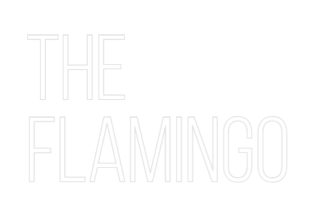Konfiguriertes Neonschild: THE FLAMINGO - Official Neon - led neon schild schriftzug personalisiert