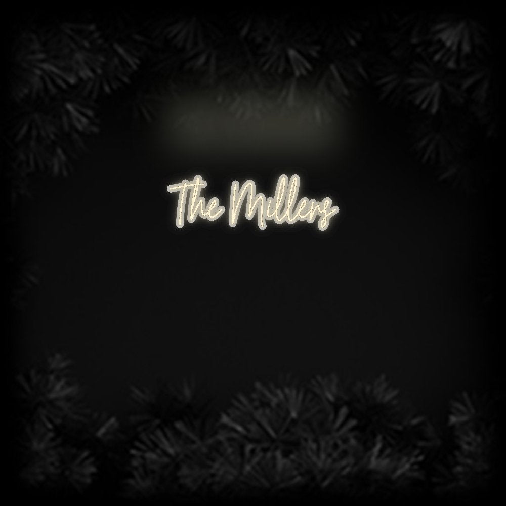 Konfiguriertes Neonschild: The Millers - Official Neon - led neon schild schriftzug personalisiert