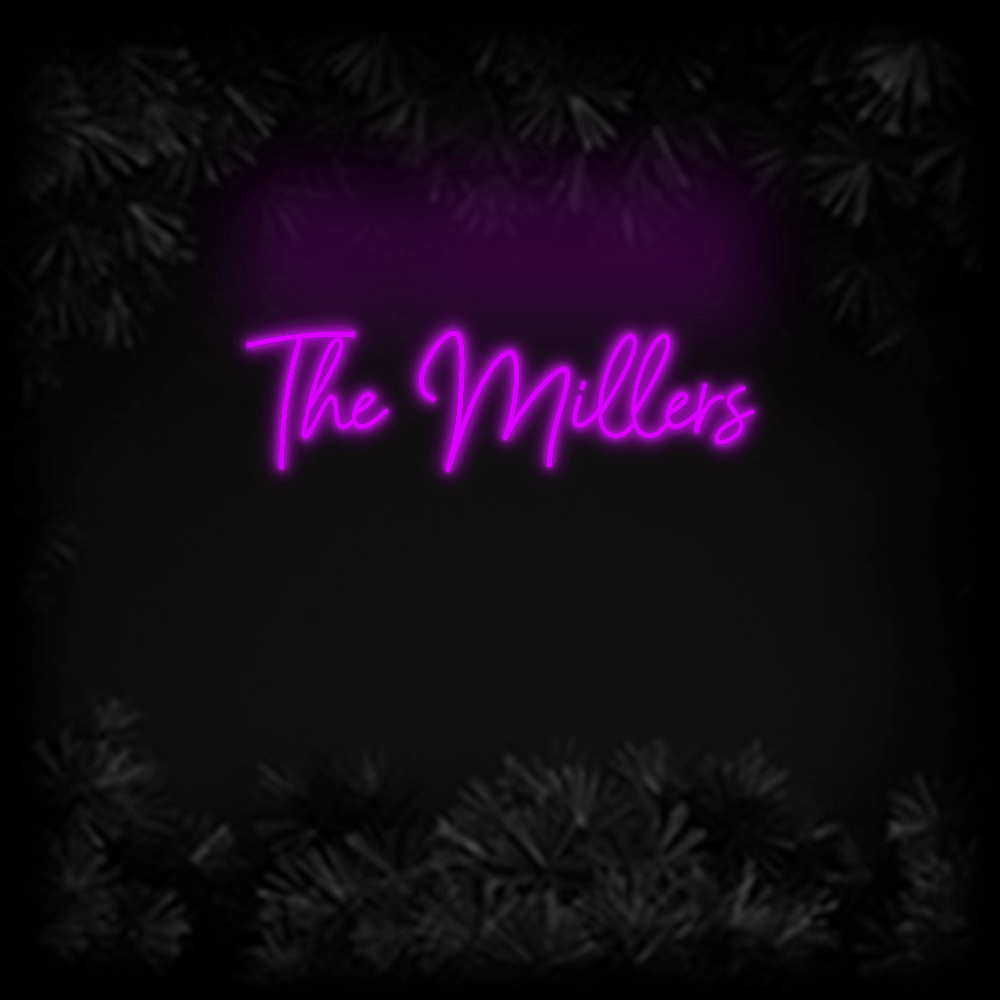 Konfiguriertes Neonschild: The Millers - Official Neon - led neon schild schriftzug personalisiert