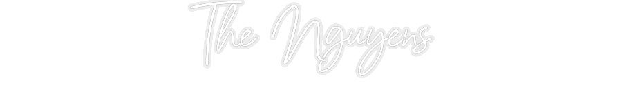 Konfiguriertes Neonschild: The Nguyens - Official Neon - led neon schild schriftzug personalisiert