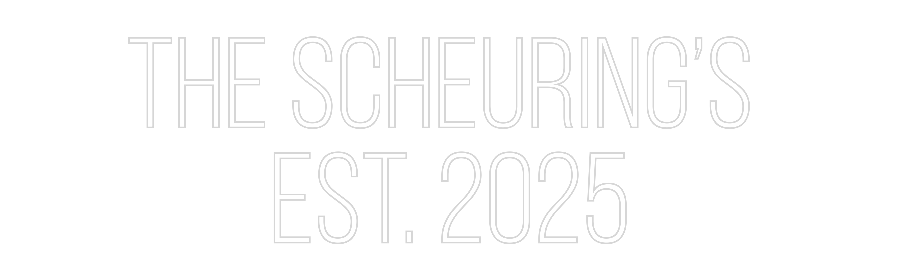 Konfiguriertes Neonschild: The Scheuring... - Official Neon - led neon schild schriftzug personalisiert