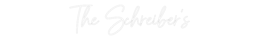 Konfiguriertes Neonschild: The Schreiber‘s - Official Neon - led neon schild schriftzug personalisiert