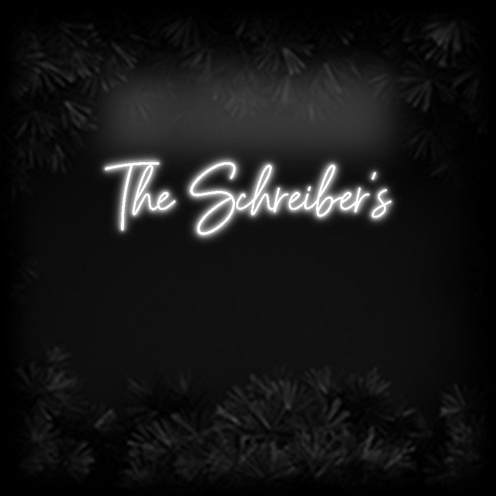 Konfiguriertes Neonschild: The Schreiber‘s - Official Neon - led neon schild schriftzug personalisiert