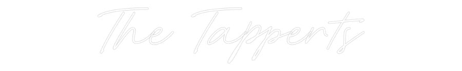 Konfiguriertes Neonschild: The Tapperts - Official Neon - led neon schild schriftzug personalisiert
