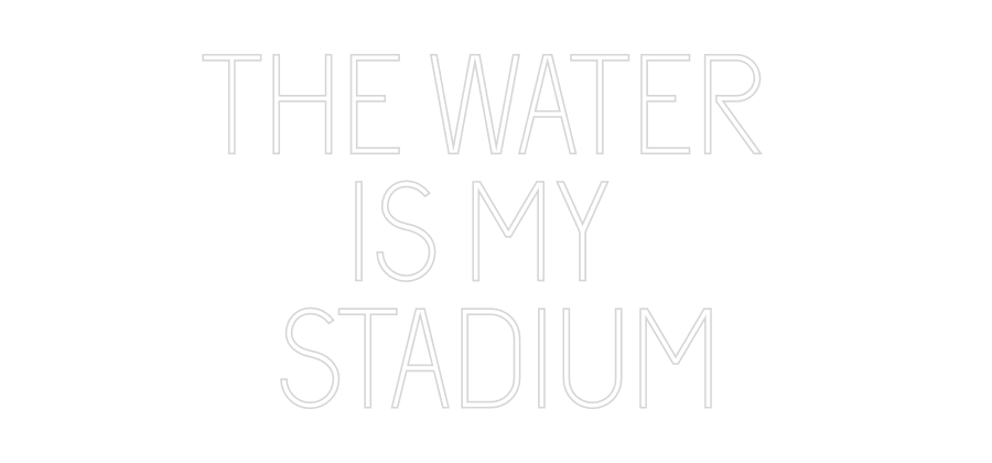 Konfiguriertes Neonschild: THE WATER I... - Official Neon - led neon schild schriftzug personalisiert