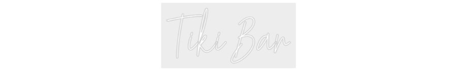 Konfiguriertes Neonschild: Tiki Bar - Official Neon - led neon schild schriftzug personalisiert