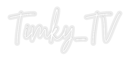 Konfiguriertes Neonschild: Timky_TV - Official Neon - led neon schild schriftzug personalisiert
