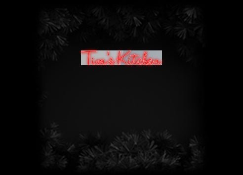 Konfiguriertes Neonschild: Tim‘s Kitchen - Official Neon - led neon schild schriftzug personalisiert