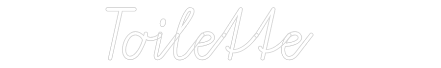 Konfiguriertes Neonschild: Toilette - Official Neon - led neon schild schriftzug personalisiert