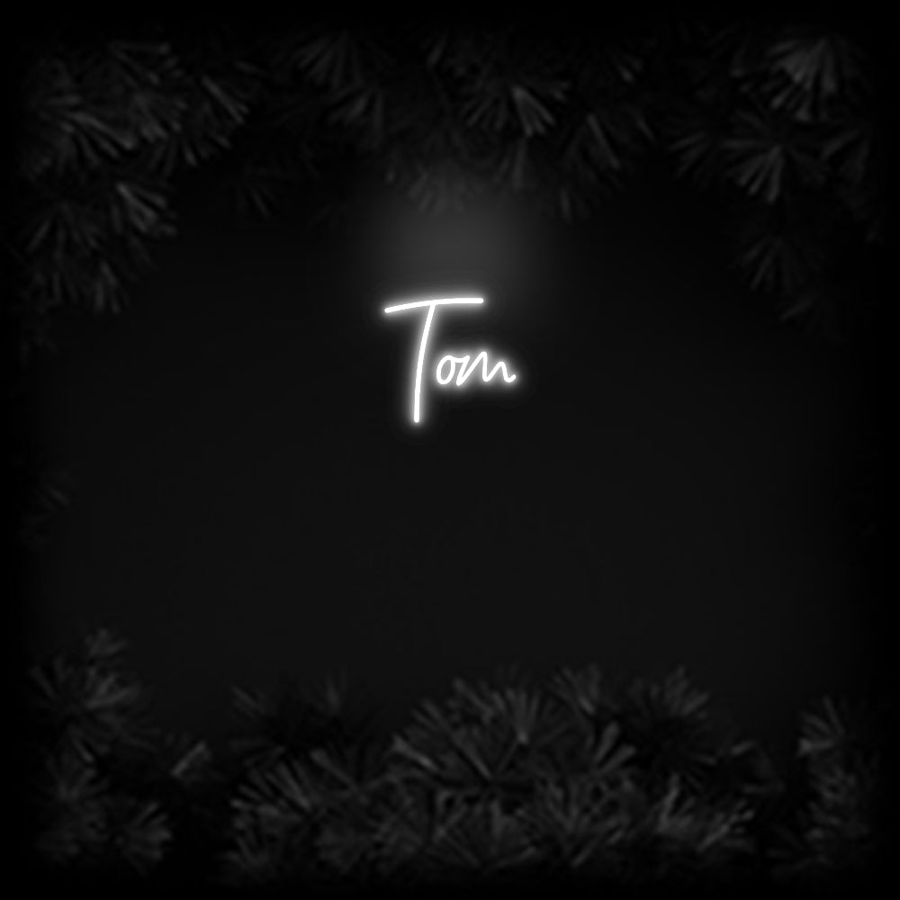 Konfiguriertes Neonschild: Tom - Official Neon - led neon schild schriftzug personalisiert