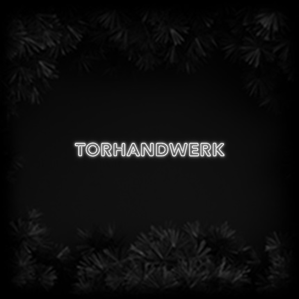 Konfiguriertes Neonschild: TORHANDWERK - Official Neon - led neon schild schriftzug personalisiert