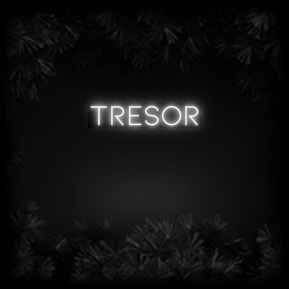 Konfiguriertes Neonschild: Tresor - Official Neon - led neon schild schriftzug personalisiert