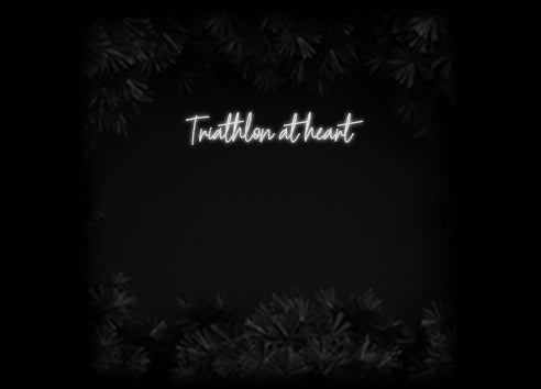 Konfiguriertes Neonschild: Triathlon at ... - Official Neon - led neon schild schriftzug personalisiert