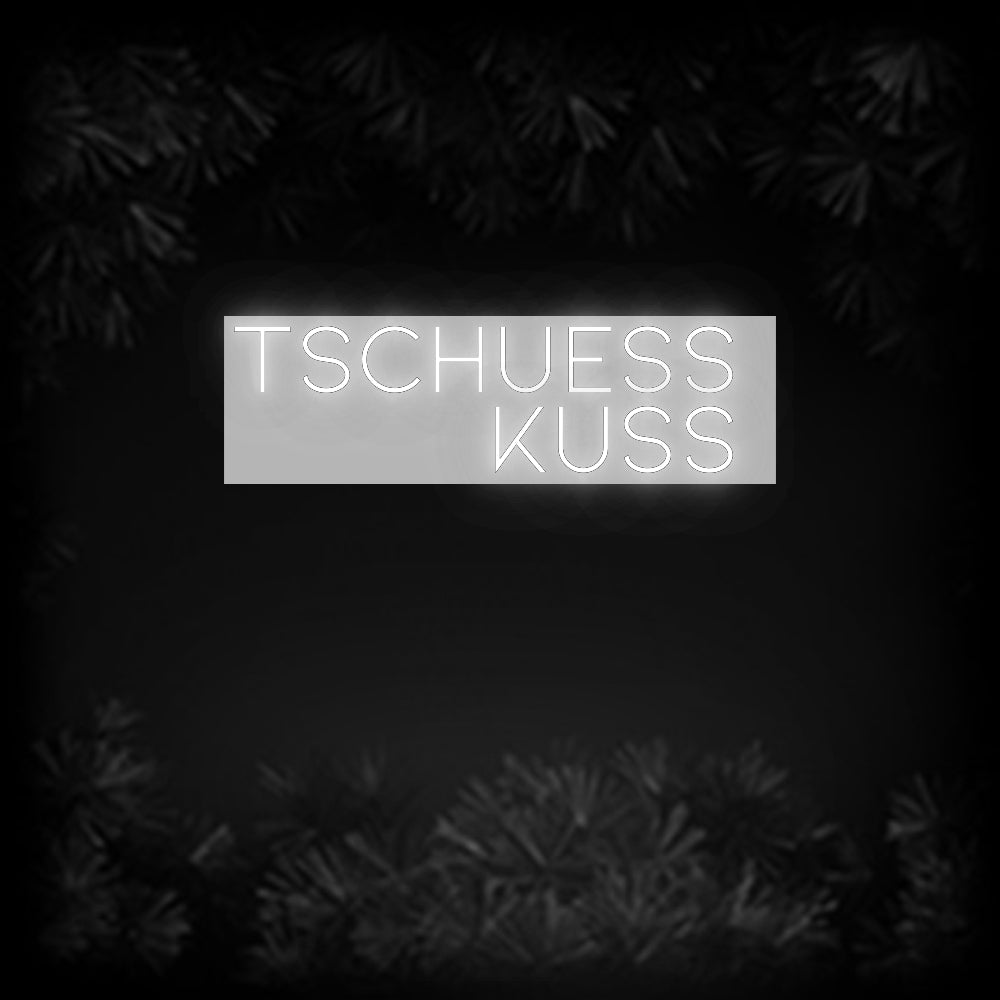 Konfiguriertes Neonschild: tschuess ku... - Official Neon - led neon schild schriftzug personalisiert