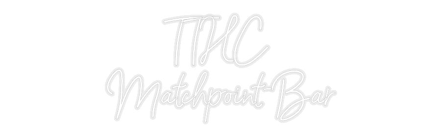 Konfiguriertes Neonschild: TTHC Matchp... - Official Neon - led neon schild schriftzug personalisiert