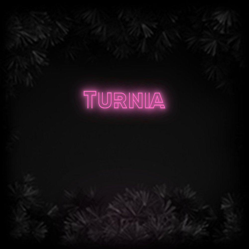 Konfiguriertes Neonschild: Turnia - Official Neon - led neon schild schriftzug personalisiert