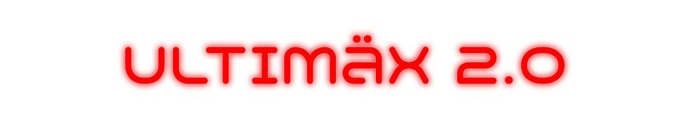 Konfiguriertes Neonschild: Ultimäx 2.0 - Official Neon - led neon schild schriftzug personalisiert