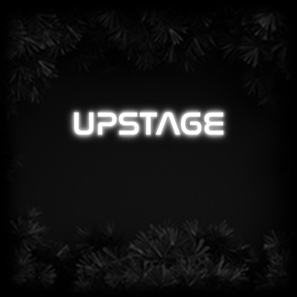 Konfiguriertes Neonschild: UPSTAGE - Official Neon - led neon schild schriftzug personalisiert