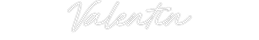 Konfiguriertes Neonschild: Valentin - Official Neon - led neon schild schriftzug personalisiert