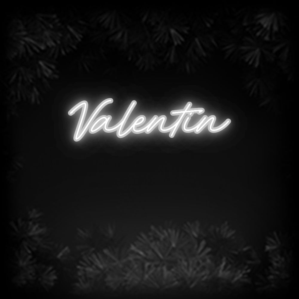 Konfiguriertes Neonschild: Valentin - Official Neon - led neon schild schriftzug personalisiert