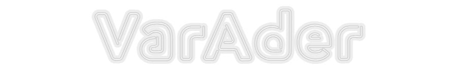 Konfiguriertes Neonschild: VarAder - Official Neon - led neon schild schriftzug personalisiert