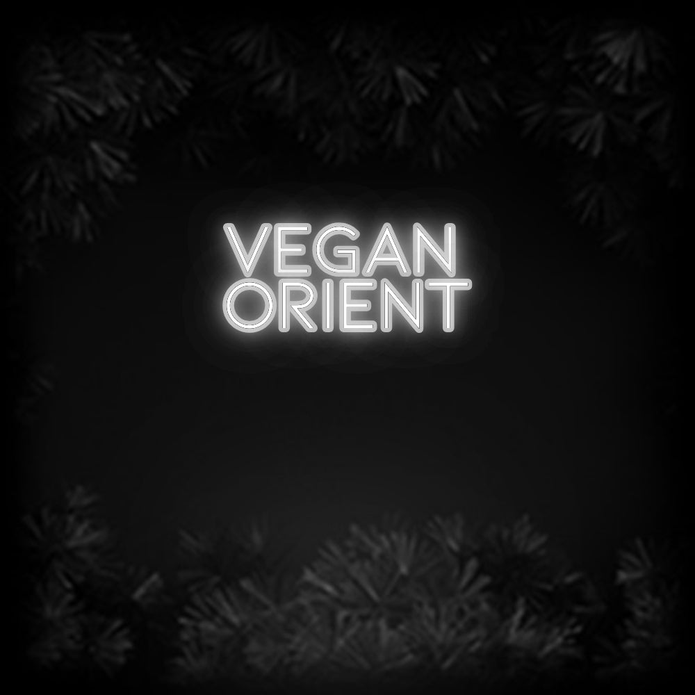 Konfiguriertes Neonschild: vegan orient - Official Neon - led neon schild schriftzug personalisiert