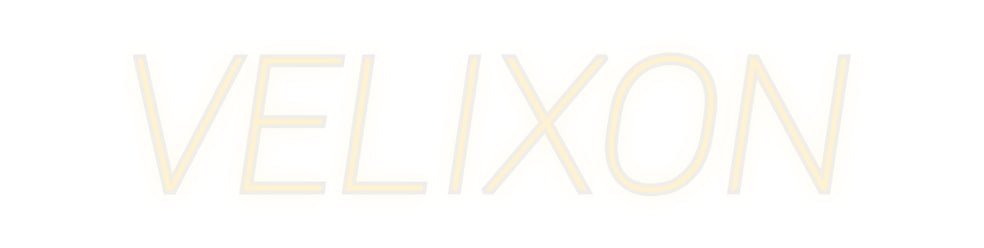 Konfiguriertes Neonschild: VELIXON - Official Neon - led neon schild schriftzug personalisiert