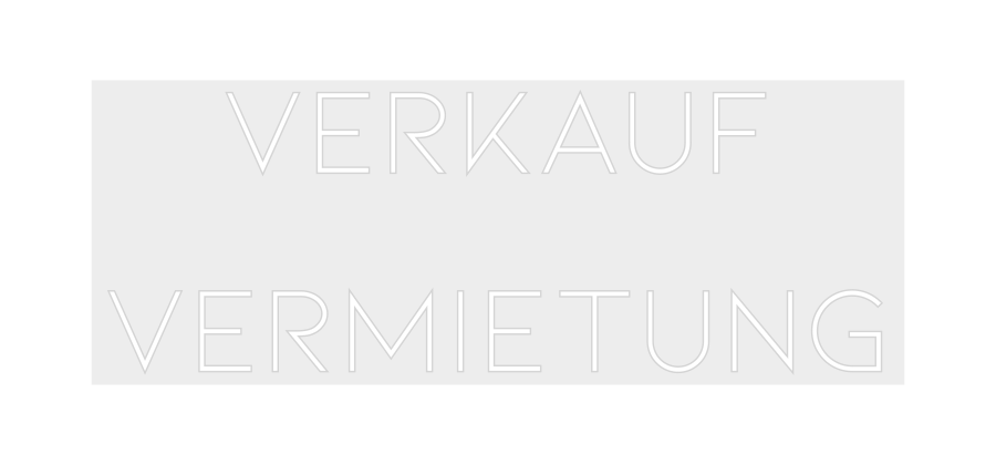 Konfiguriertes Neonschild: VERKAUF VE... - Official Neon - led neon schild schriftzug personalisiert