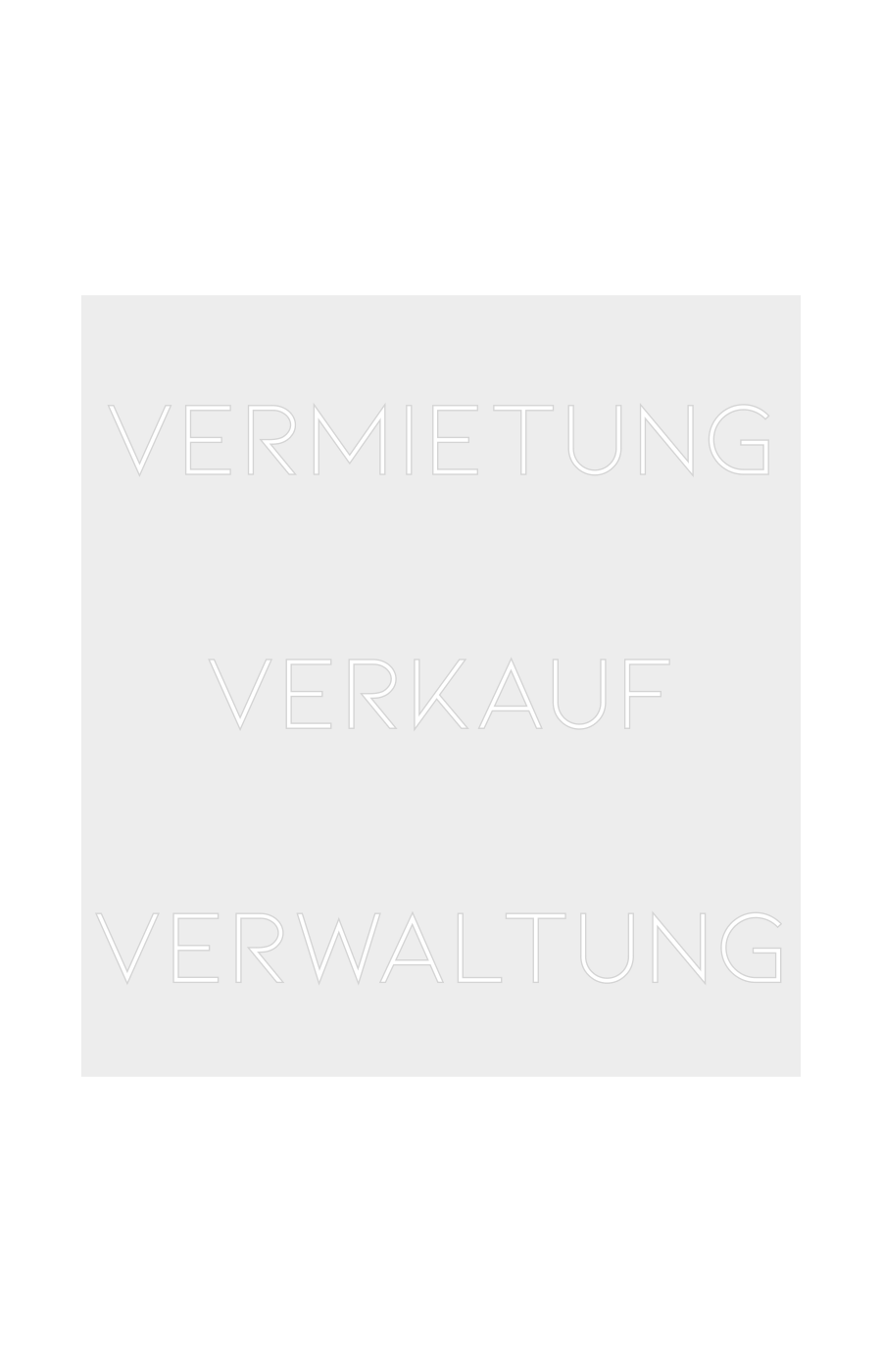 Konfiguriertes Neonschild: VERMIETUN... - Official Neon - led neon schild schriftzug personalisiert