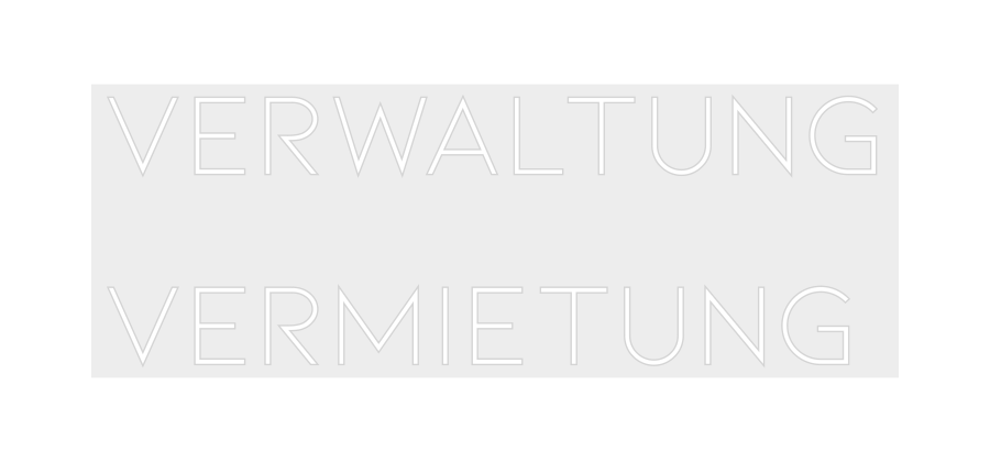 Konfiguriertes Neonschild: VERWALTUNG ... - Official Neon - led neon schild schriftzug personalisiert