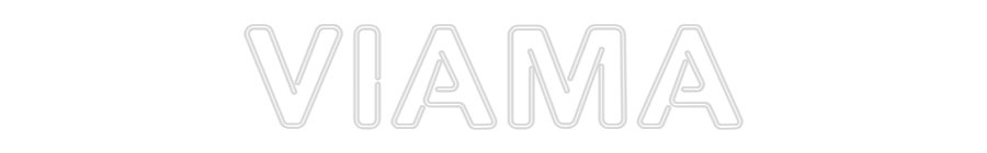 Konfiguriertes Neonschild: VIAMA - Official Neon - led neon schild schriftzug personalisiert