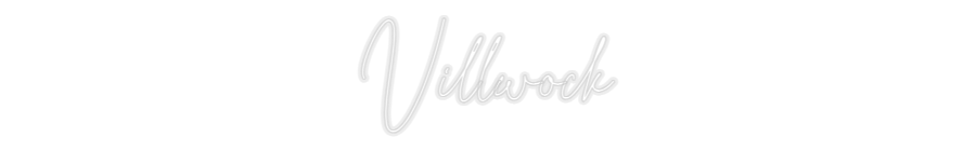 Konfiguriertes Neonschild: Villwock - Official Neon - led neon schild schriftzug personalisiert