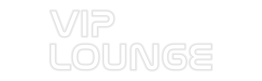 Konfiguriertes Neonschild: VIP LOUNGE - Official Neon - led neon schild schriftzug personalisiert