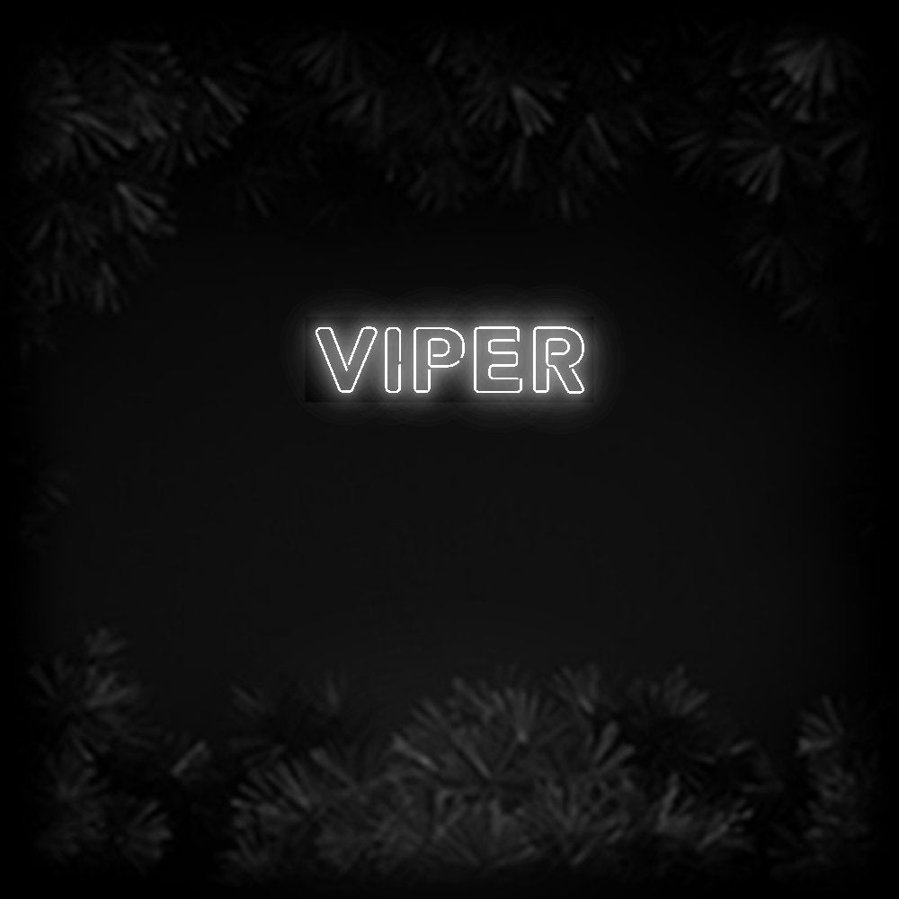 Konfiguriertes Neonschild: VIPER - Official Neon - led neon schild schriftzug personalisiert