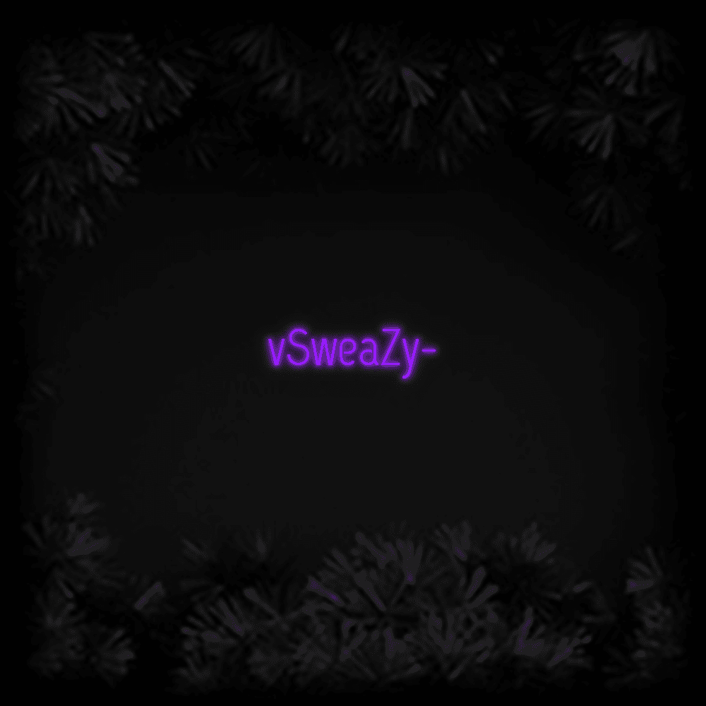 Konfiguriertes Neonschild: vSweaZy - Official Neon - led neon schild schriftzug personalisiert