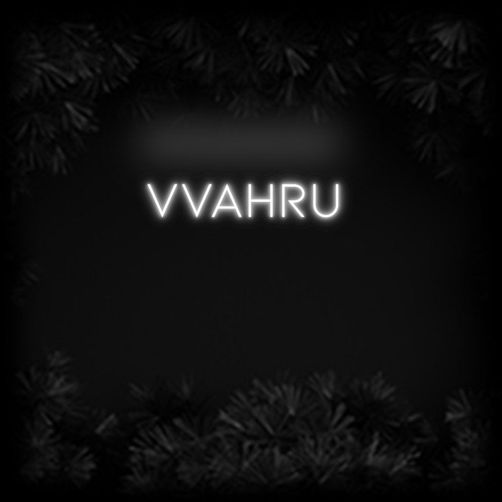 Konfiguriertes Neonschild: VVAHRU - Official Neon - led neon schild schriftzug personalisiert