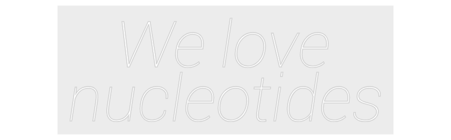 Konfiguriertes Neonschild: We love nucl... - Official Neon - led neon schild schriftzug personalisiert