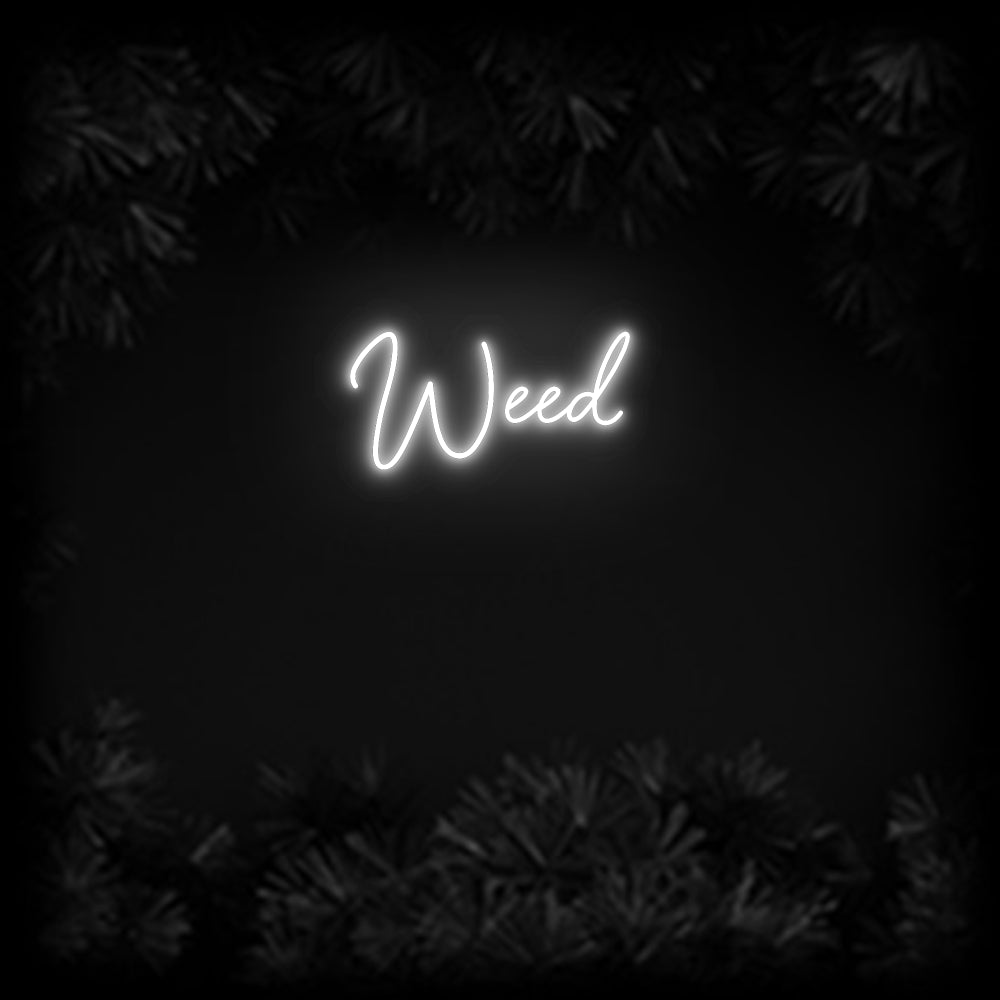 Konfiguriertes Neonschild: Weed - Official Neon - led neon schild schriftzug personalisiert