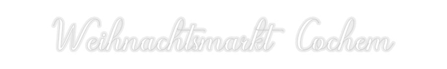 Konfiguriertes Neonschild: Weihnachtsmar... - Official Neon - led neon schild schriftzug personalisiert