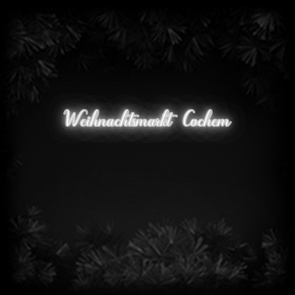 Konfiguriertes Neonschild: Weihnachtsmar... - Official Neon - led neon schild schriftzug personalisiert