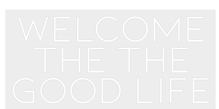 Konfiguriertes Neonschild: WELCOME THE ... - Official Neon - led neon schild schriftzug personalisiert