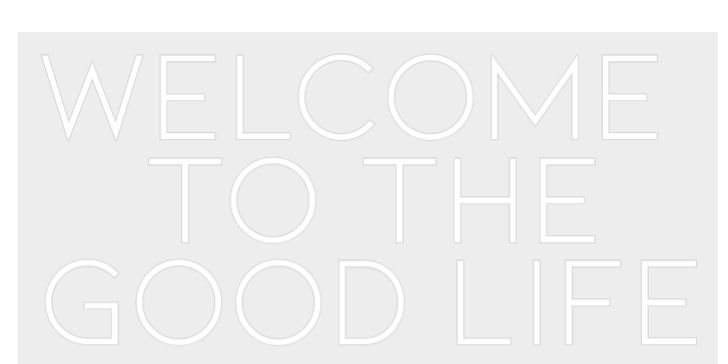 Konfiguriertes Neonschild: WElCOME TO ... - Official Neon - led neon schild schriftzug personalisiert