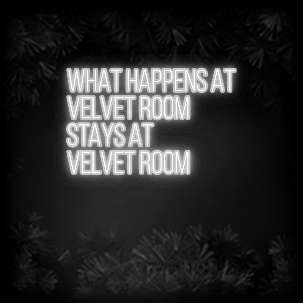 Konfiguriertes Neonschild: WHAT HAPPENS ... - Official Neon - led neon schild schriftzug personalisiert