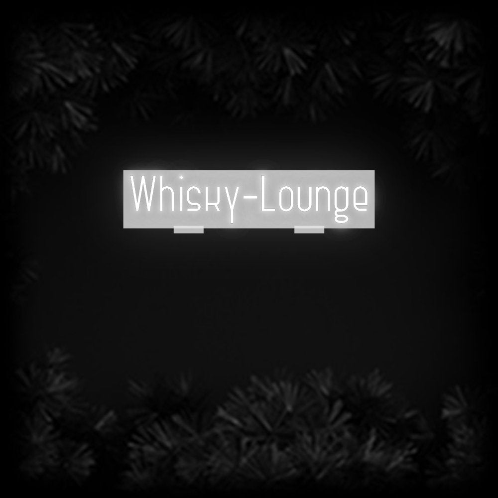 Konfiguriertes Neonschild: Whisky - Lounge - Official Neon - led neon schild schriftzug personalisiert