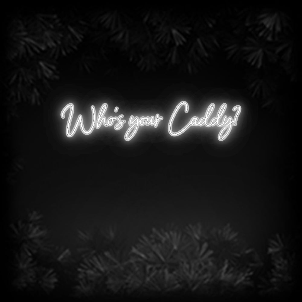 Konfiguriertes Neonschild: Who's your Ca... - Official Neon - led neon schild schriftzug personalisiert