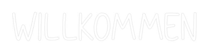 Konfiguriertes Neonschild: Willkommen - Official Neon - led neon schild schriftzug personalisiert