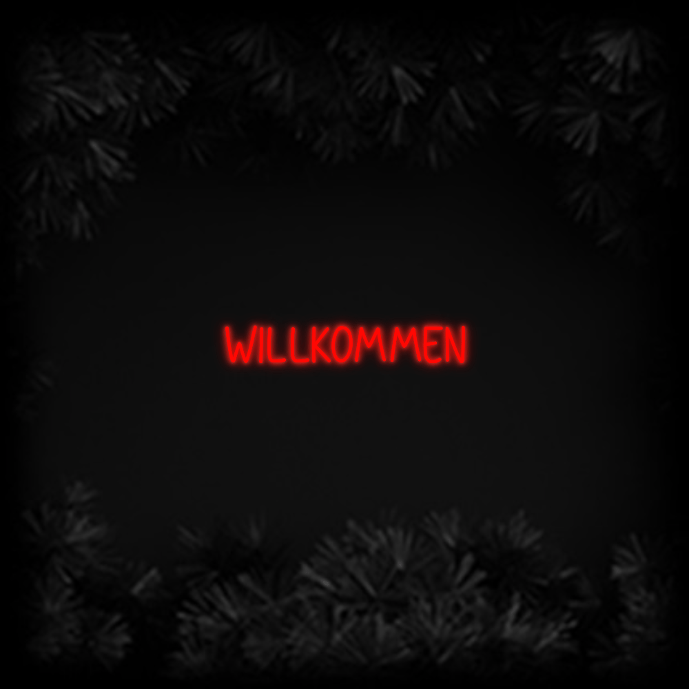 Konfiguriertes Neonschild: Willkommen - Official Neon - led neon schild schriftzug personalisiert