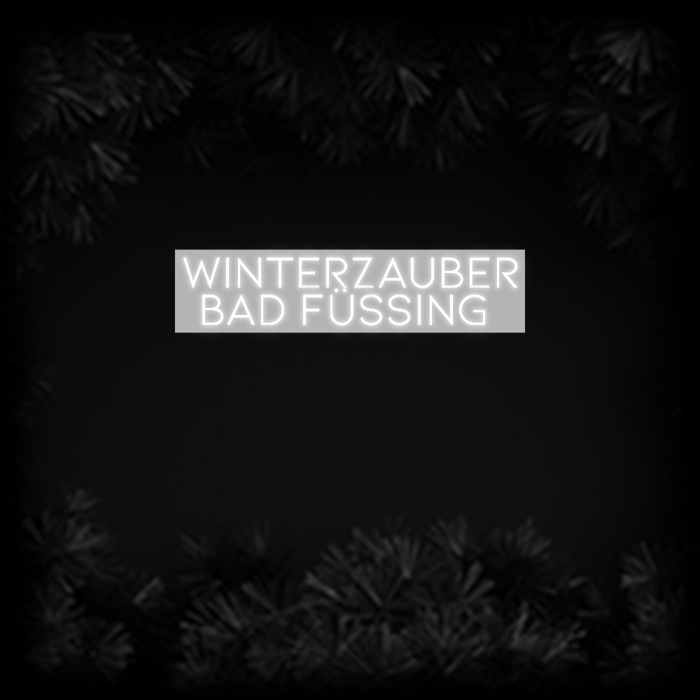 Konfiguriertes Neonschild: Winterzauber ... - Official Neon - led neon schild schriftzug personalisiert