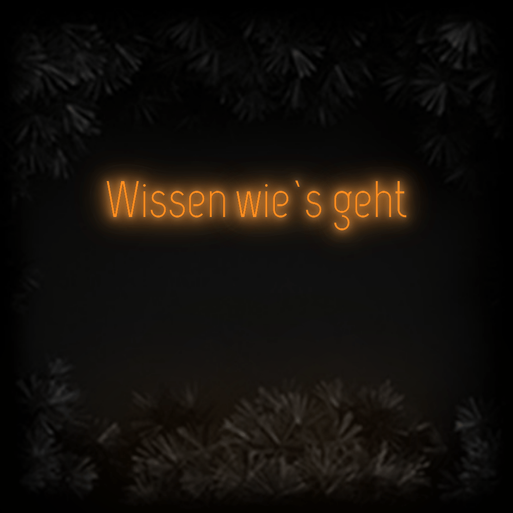 Konfiguriertes Neonschild: Wissen wie`s ... - Official Neon - led neon schild schriftzug personalisiert